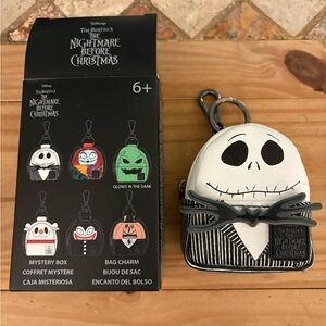 Disney Nightmare Before Christmas Jack Skellington Loungefly Bag Charm